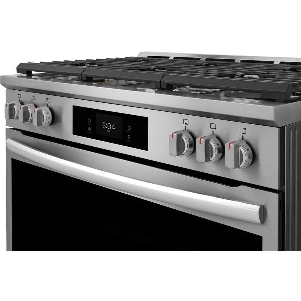 Frigidaire Gallery Frigidaire Gallery 30" 4.6 Cubic Feet Smart Dual Fuel Free Standing Range with 6 Burners GCFD3661AF