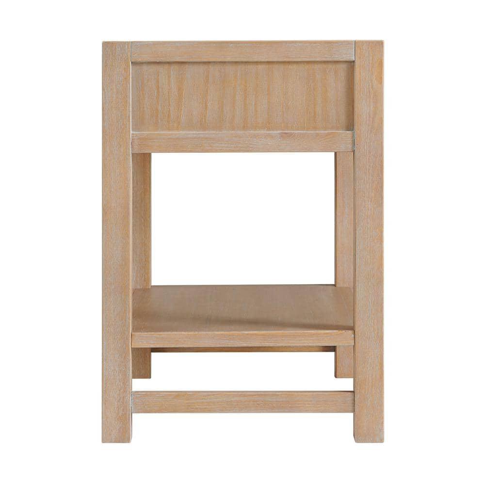 Arden 2-Drawer Wood Nightstand, Perfect for Modern Rustic, Boho or Traditional Bedroom, Functional and Stable Storage, 28W x 19D x 26 3/8H