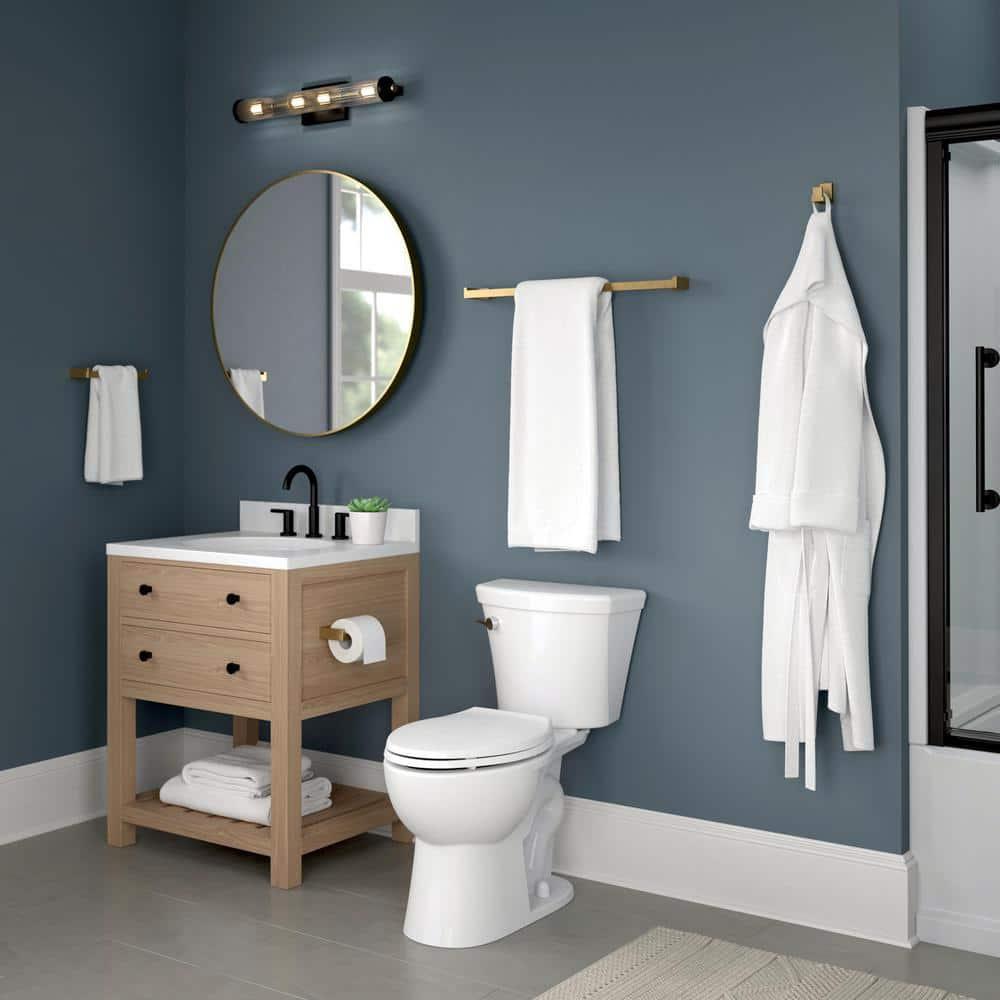 Franklin Brass BFT65-BB Beaufort 5-Piece Bath Accessory Set, Satin Gold