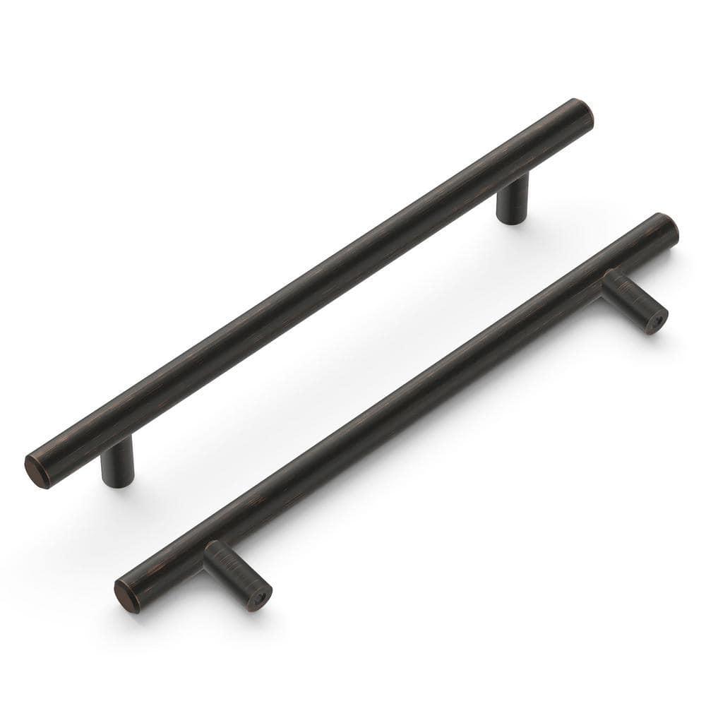 Bar Pull Kitchen Cabinet Handles, Solid Core Drawer Pulls for Cabinet Doors, 6-5/16" (160mm)