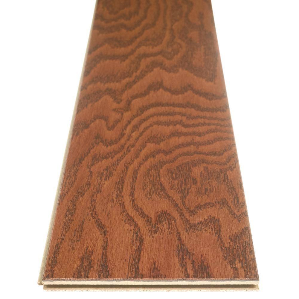 Shaw Amberwood Oak 3.8" Thick x 5" Wide x Varying Length Engineered Hardwood Flooring