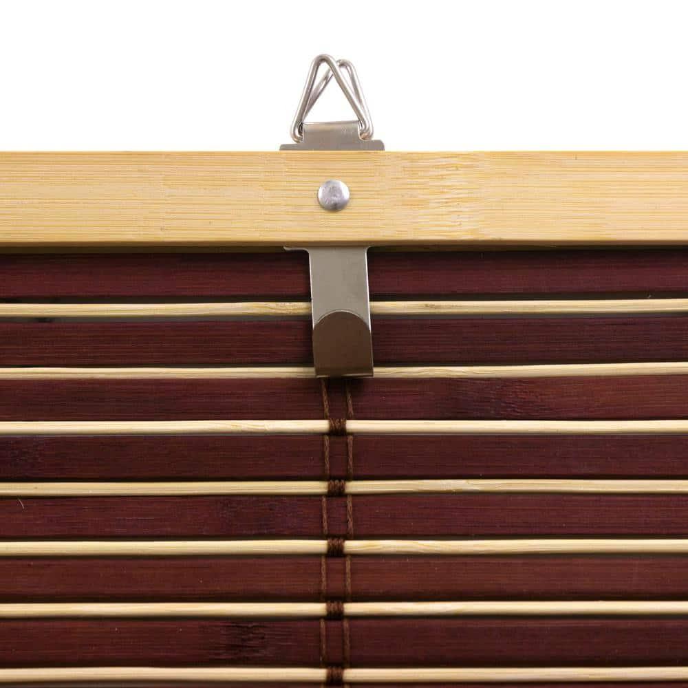 Bamboo Cordless Window Shade - Mahogany 60" W