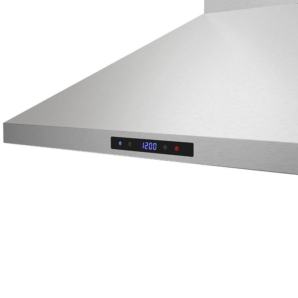 Streamline Francesco 30" 350 Cubic Feet Per Minute Ducted Wall Mount Range Hood with Baffle Filter and Light Included