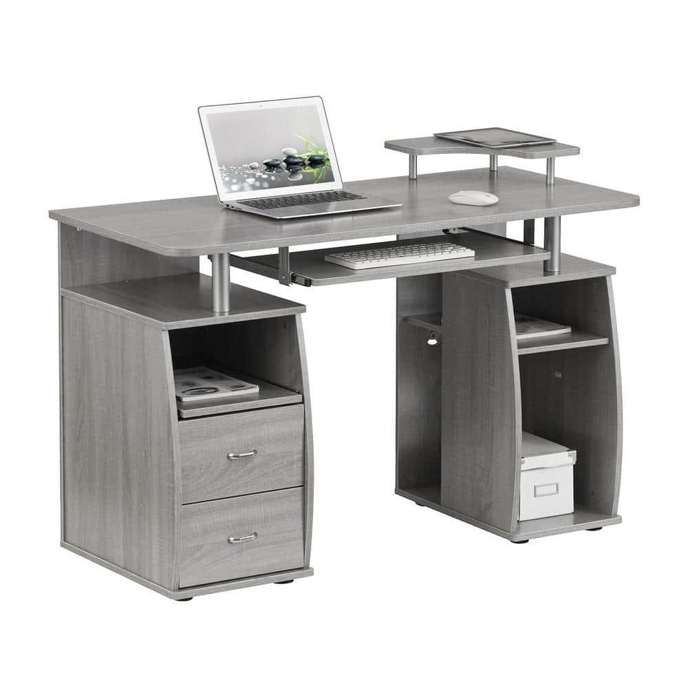 Hokku Designs Techni Mobili Complete Computer Workstation Desk With Storage