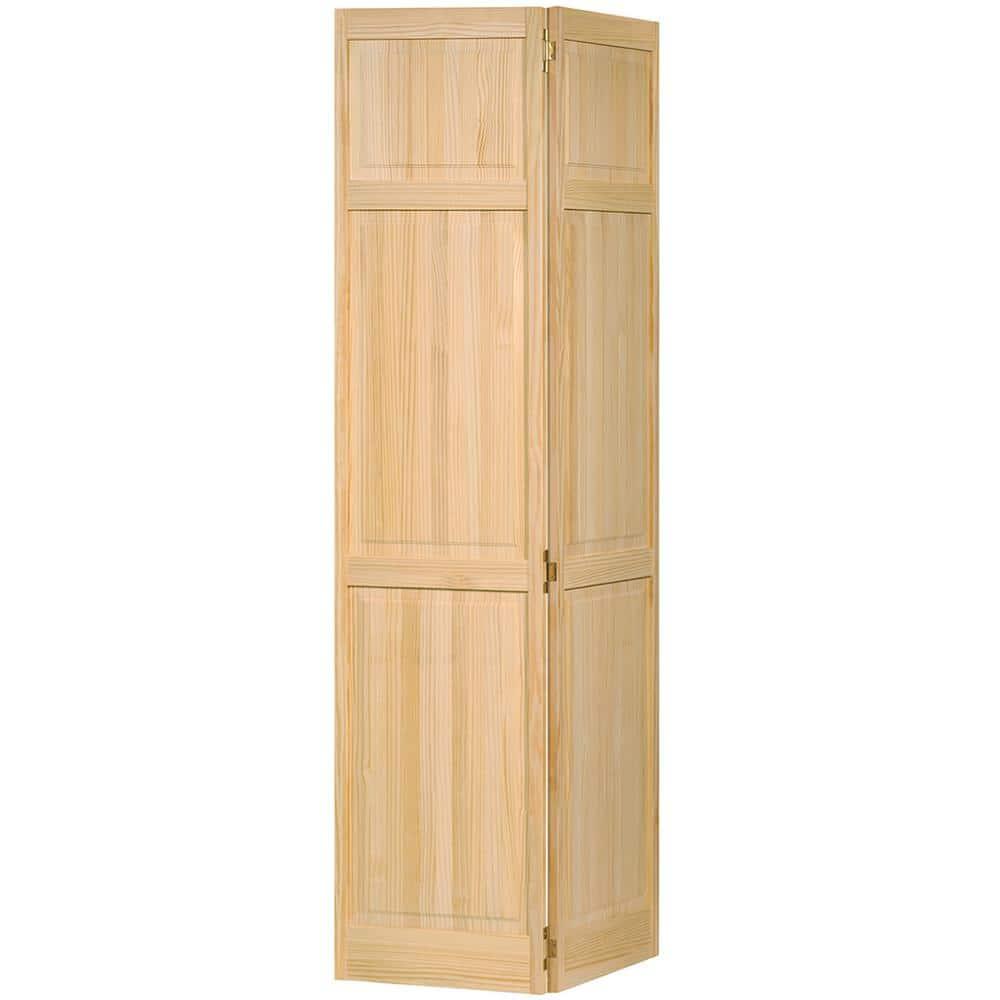 Kimberly Bay Paneled Wood Unfinished Bi-Fold Door
