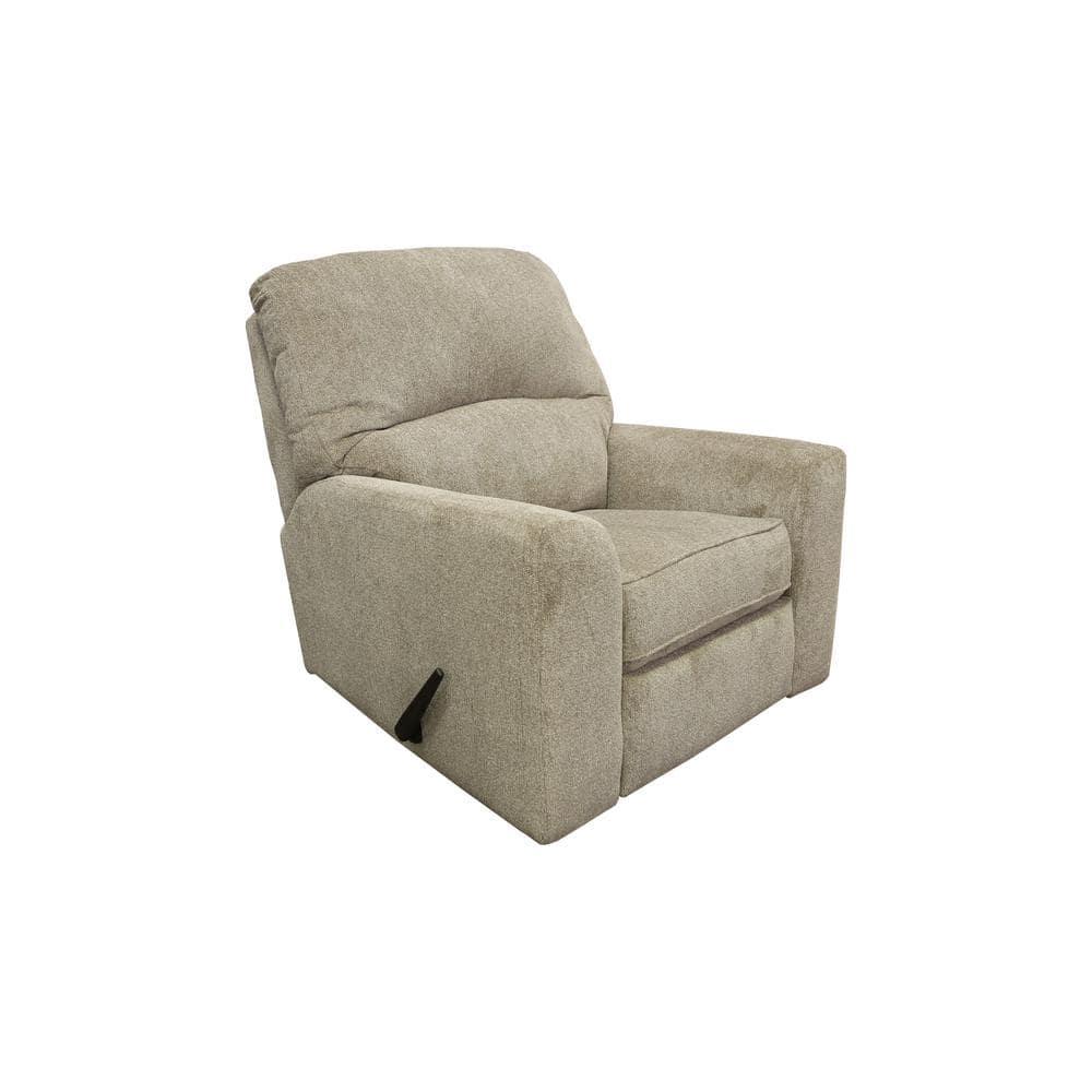 American Furniture Classics Model 8-03R-S161-1 Rocker Recliner Chair in Beige Polyester