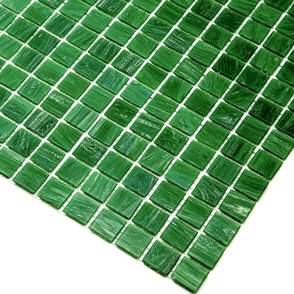 Celestial 0.8" x 0.8" Glass Grid Mosaic Wall & Floor Tile