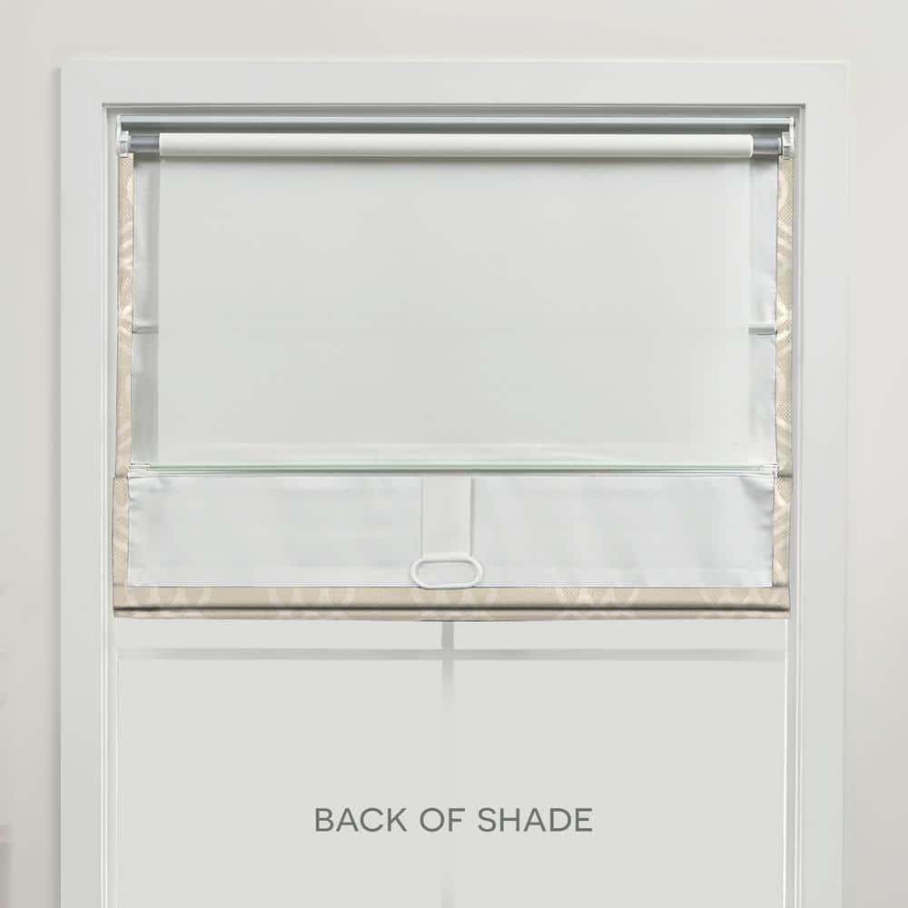 Amalgamated Textiles Exclusive Home Prague Trellis 100% Blackout Roman Shade