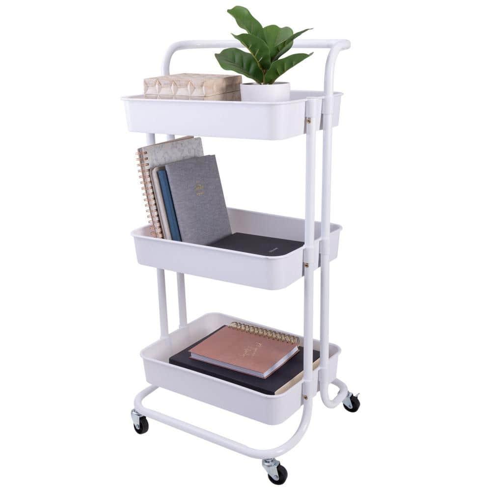 Organize It All Organize It All 3 Tier Rolling Basket Cart