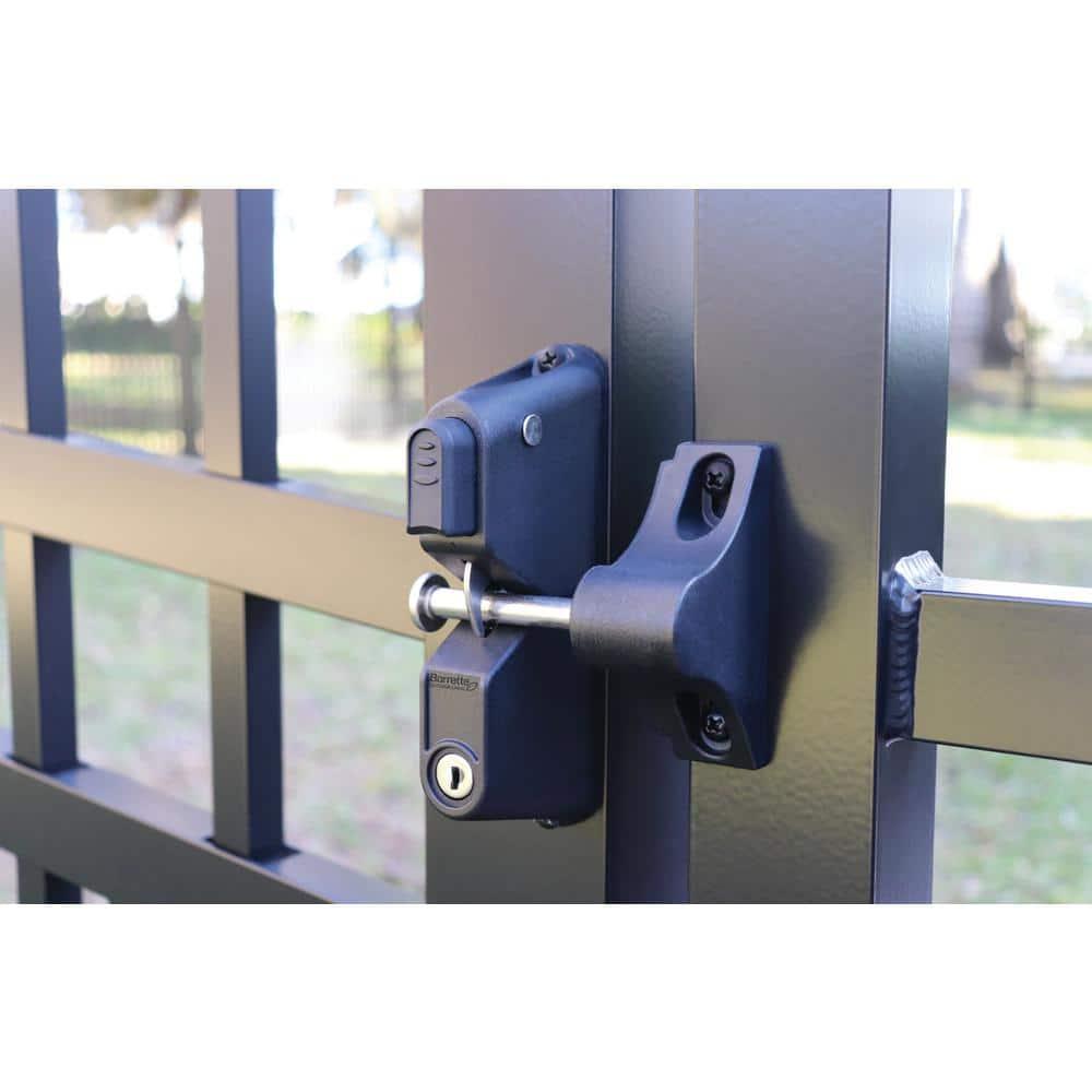 Barrette Outdoor Living Barrette Outdoor Living Black Aluminum Gate Latch for Posts
