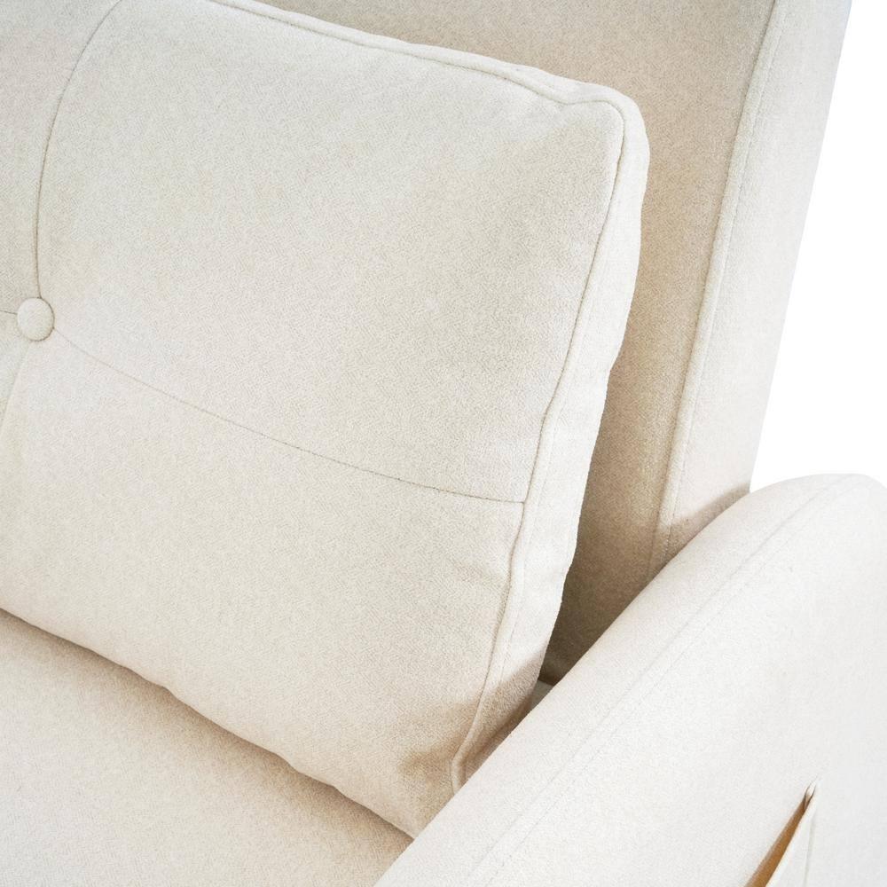 Christopher Knight Home Avalon 3-in-1 Convertible Sleeper Sofa with Adjustable Backrest  and Storage Pockets, Beige