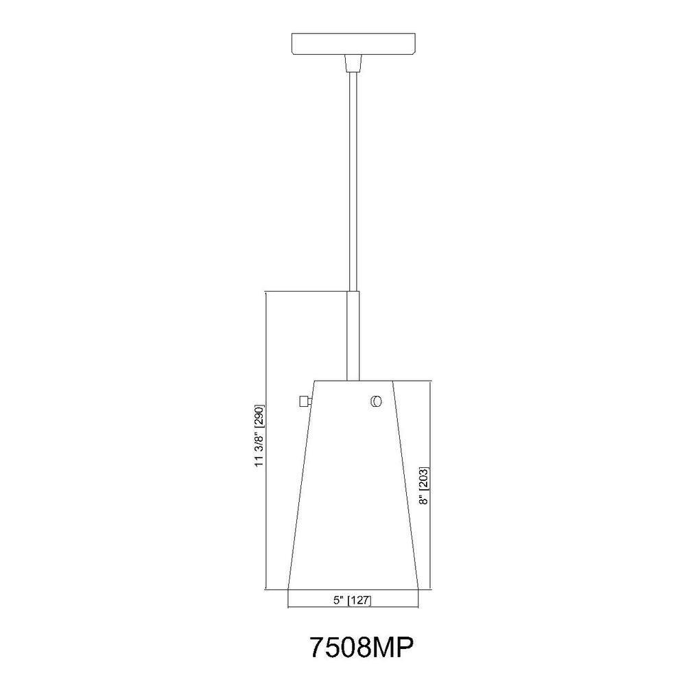 Z-Lite Kira 1 - Light Pendant in  Chrome
