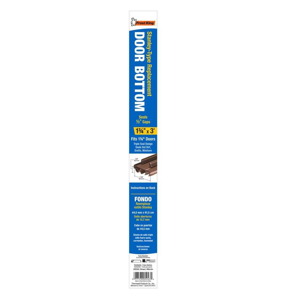 Frost King UDS36 Door Bottom, 36 in L, 1-3/4 in W, Vinyl