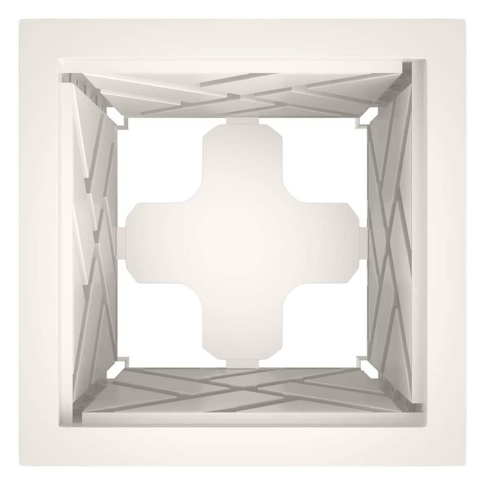Pure Garden 15.5" Lattice Planter Box, White