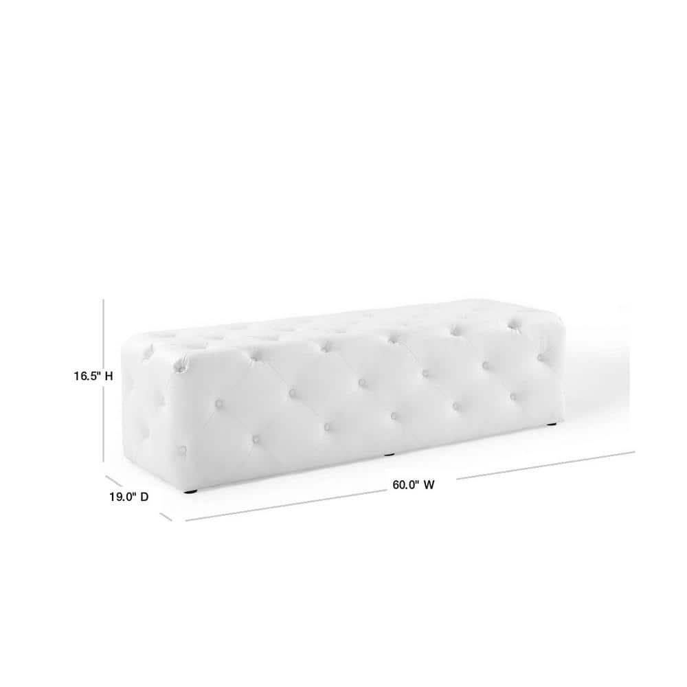 Modway Amour Tufted Button Entryway Bench