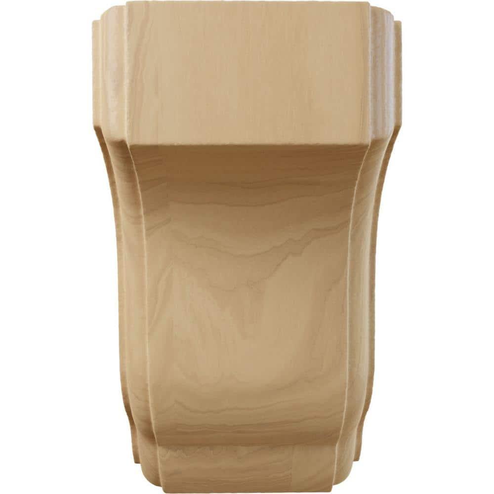 Ekena Millwork 2 1/2"W x 2 3/4"D x 4 1/2"H Capistrano Mission Corbel, Cherry