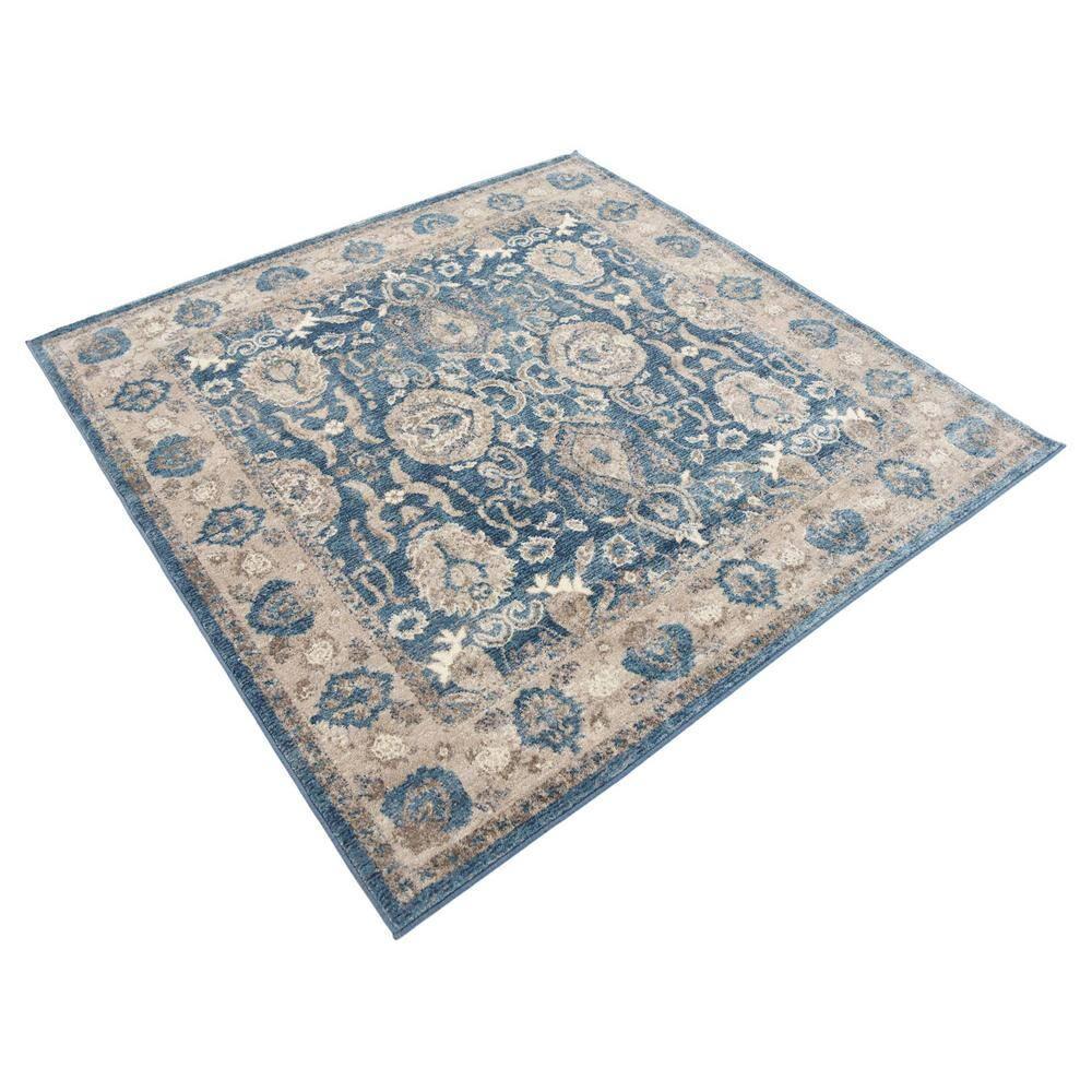 RugPal Linz Oriental Blue Area Rug