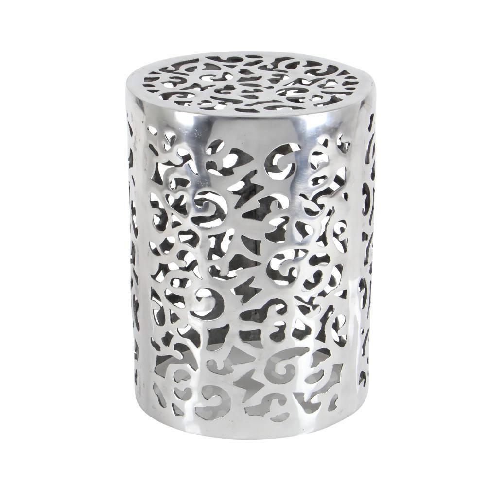 World Menagerie Alesia Aluminum Accent Stool