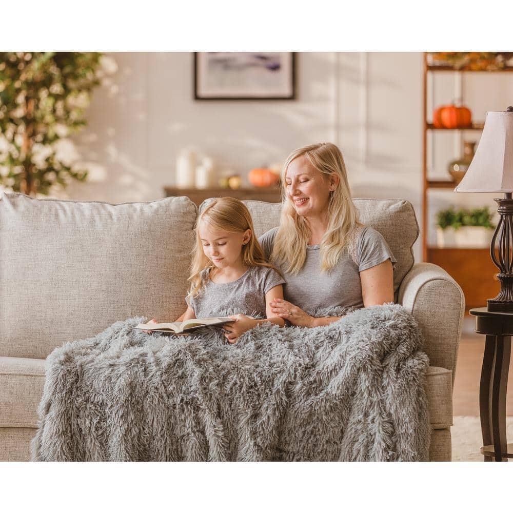 Chanasya Shaggy Shaggy Super Elegent Sherpa Long Fur Throw