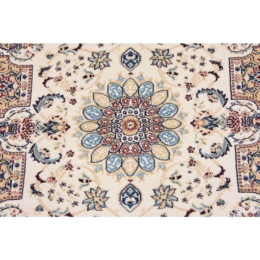 Unique Loom Narenj Collection Area Rug - Newcastle (3' x 13' 1" Runner Ivory/Beige)