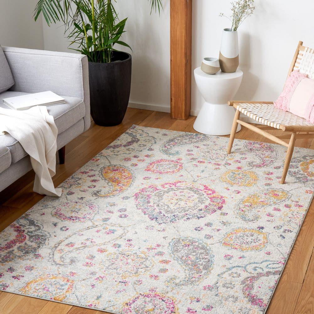 Madison MAD600 Power Loomed Indoor Accent Rug - Grey/Gold - 3'x5' - Safavieh