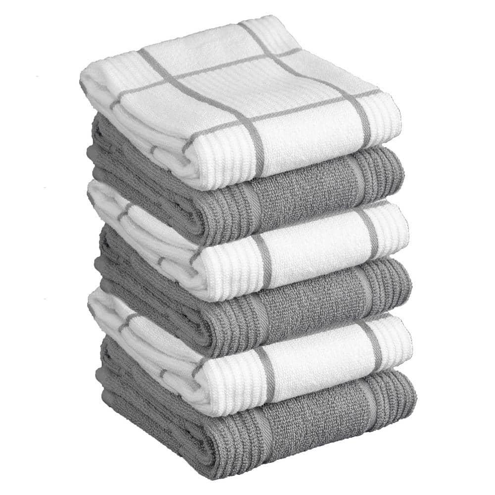 T-fal Solid and Check Dish Cloth