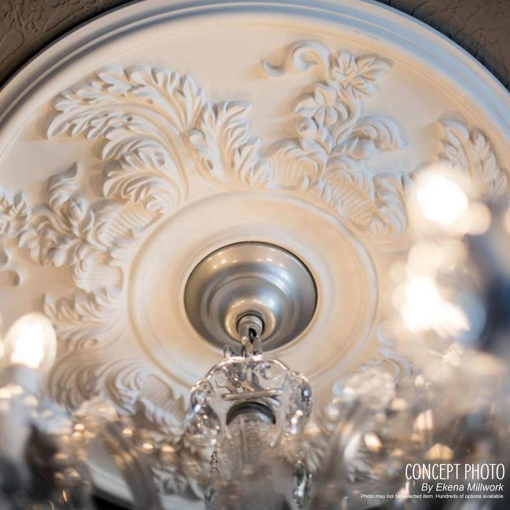 Rose and Ribbon Ceiling Medallion