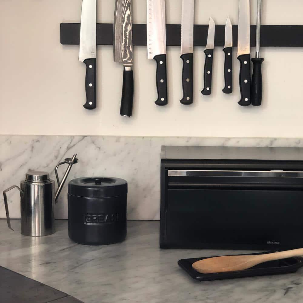 Fox Run Grease Container, Matte Black Ceramic, 4 cup capacity