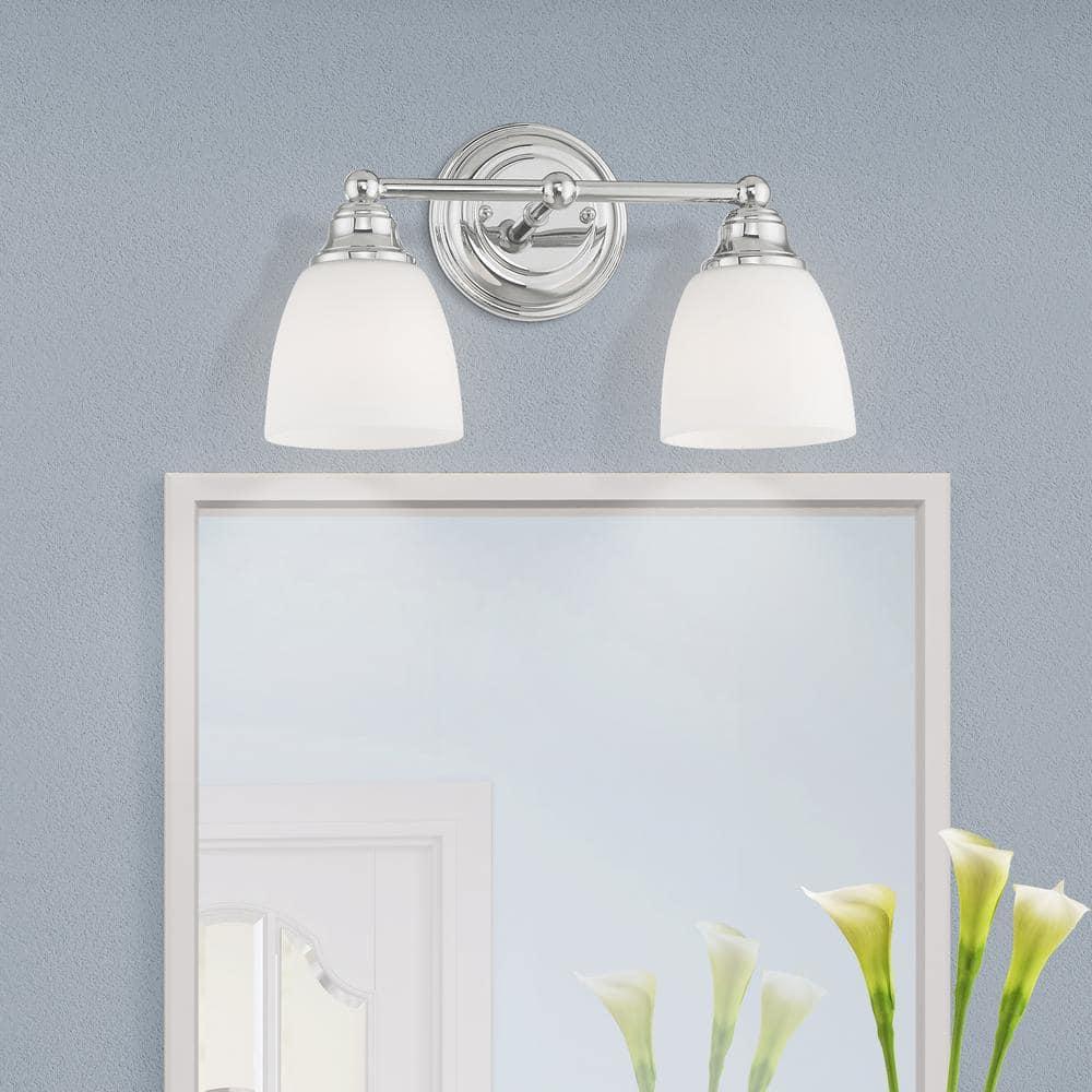 Livex Lighting Somerville 2 - Light Vanity in  Polished Chrome