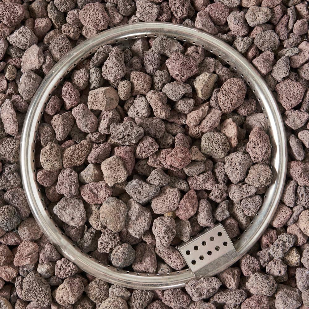 Aidan Outdoor 50000 BTU Light Weight Concrete Square Fire Pit Light Gray - Christopher Knight Home: No Assembly, Push Button Ignition