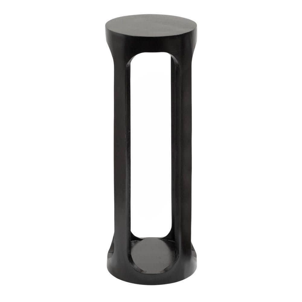 Kate and Laurel Dahl Wood Drink Table, 8x8x23, Black