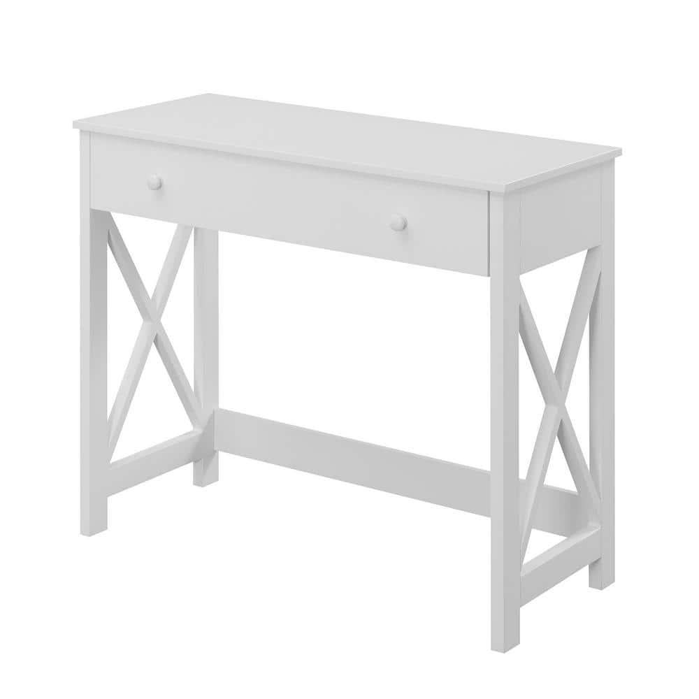 Convenience Concepts Oxford 30 inches Tall 1 Drawer 36-inch Desk, White, All Ages