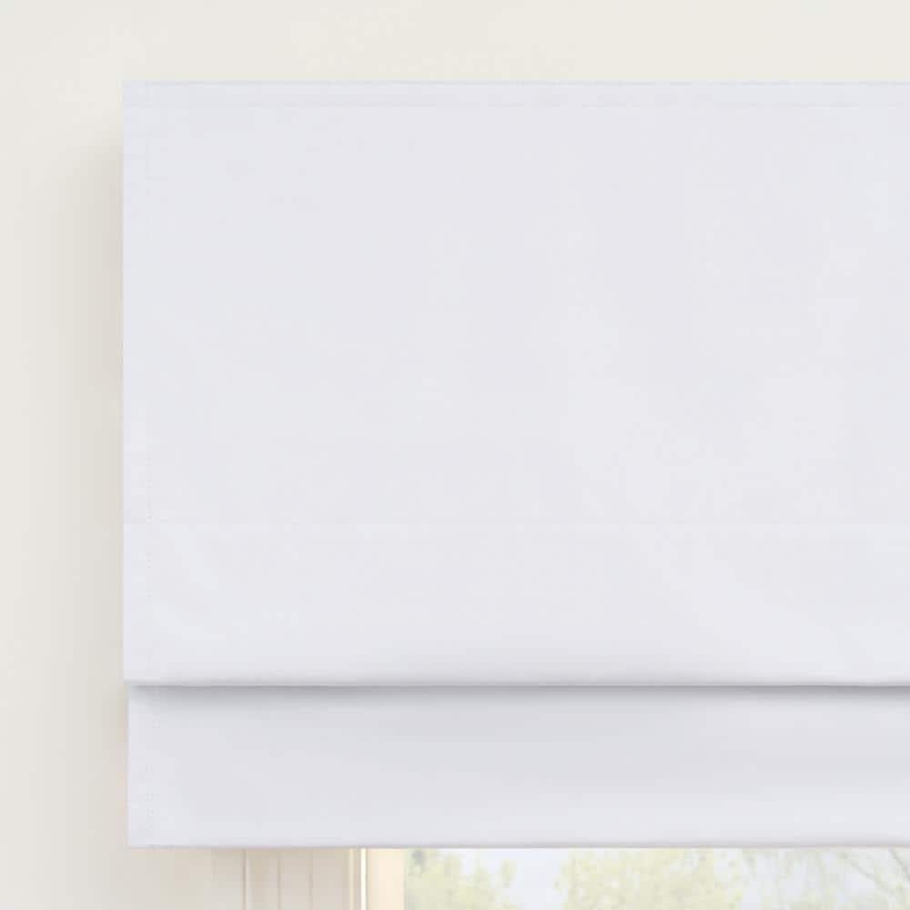 Eclipse Cordless Blackout Polyester Shade, White, 27 in x 64 in