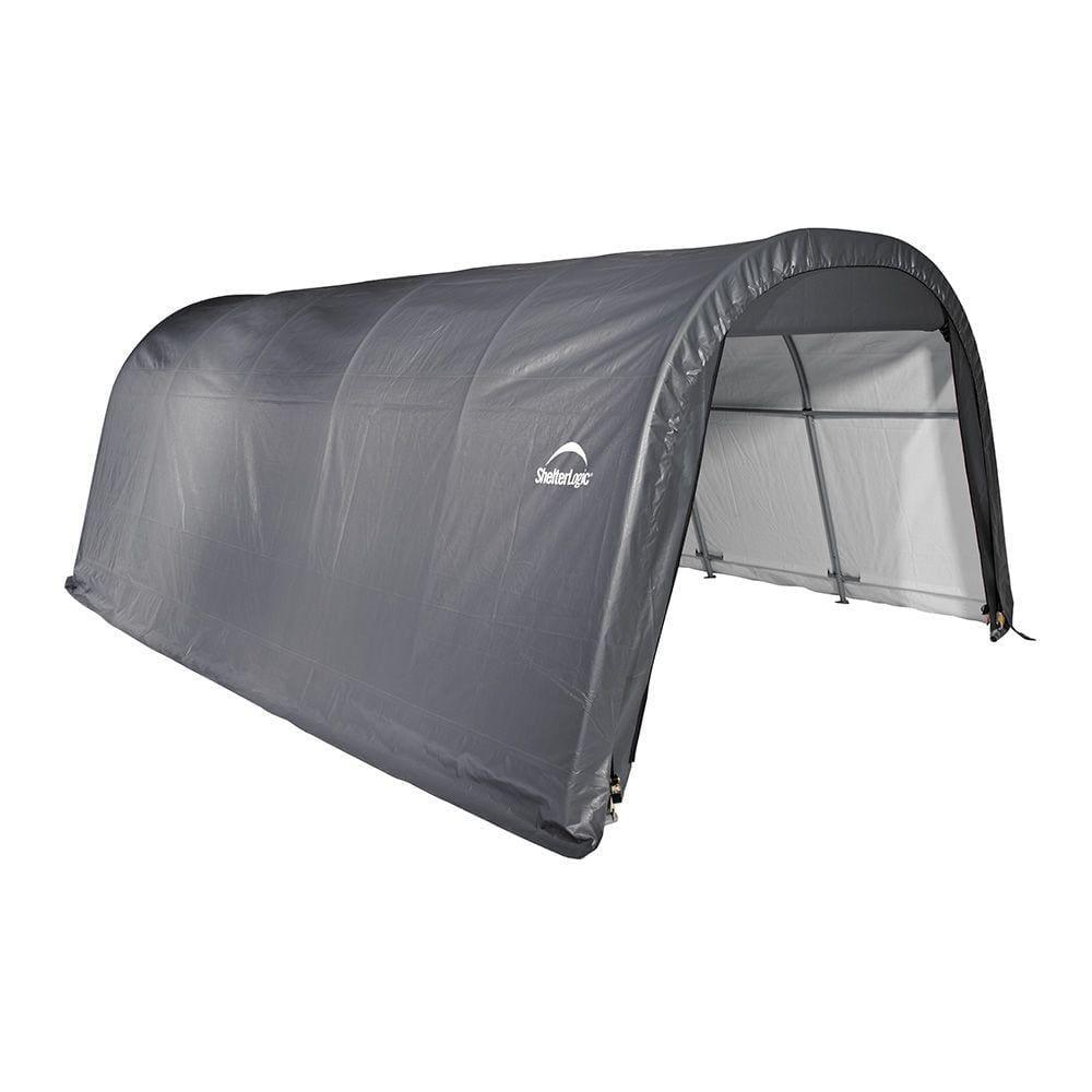 ShelterLogic Round Style Shelter, Green Cover