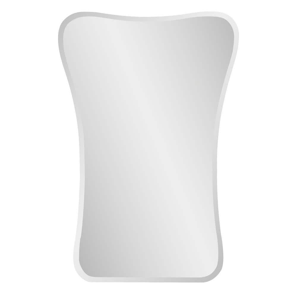 Howard Elliott 24"x35.5" Flared Frameless Mirror: Modern Style, Glass Material, No Assembly Required