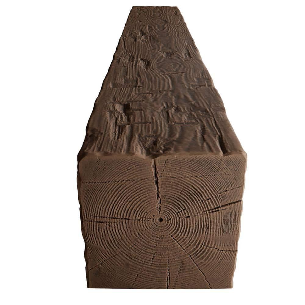 Hand Hewn Timberthane Faux Wood 3-Sided Ceiling Beam (U-beam)