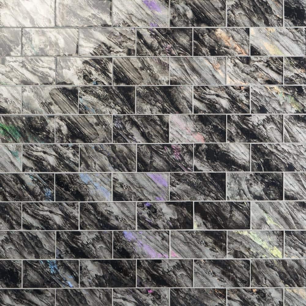 Bond Tile Wonder Glass 4.37 in. x 8.74 in. Polished Glass Wall Tile (5.3 Sq. Ft. / Case)