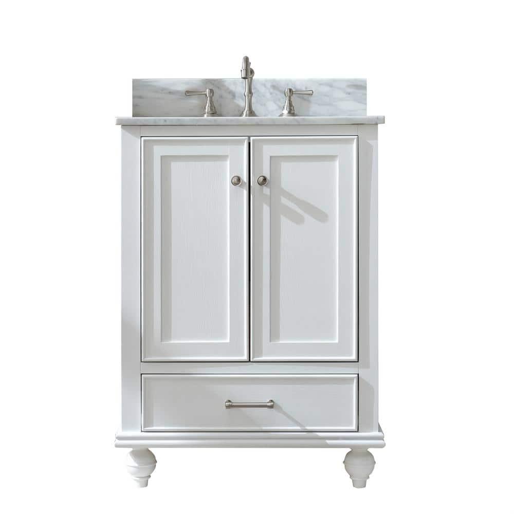 Melissa 24" Single Vanity - Grain White