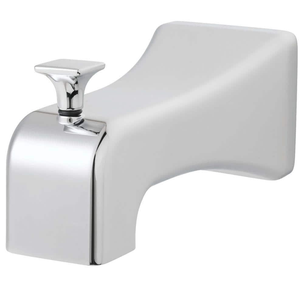 The Edge Wall Mounted Tub Spout with Diverter