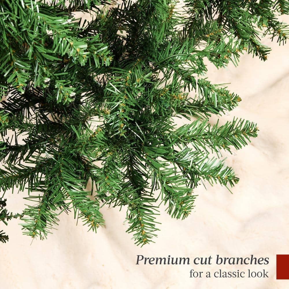Best Choice Products 9ft Hinged Douglas Full Fir Artificial Christmas Tree Holiday Decoration w/ Foldable Metal Stand