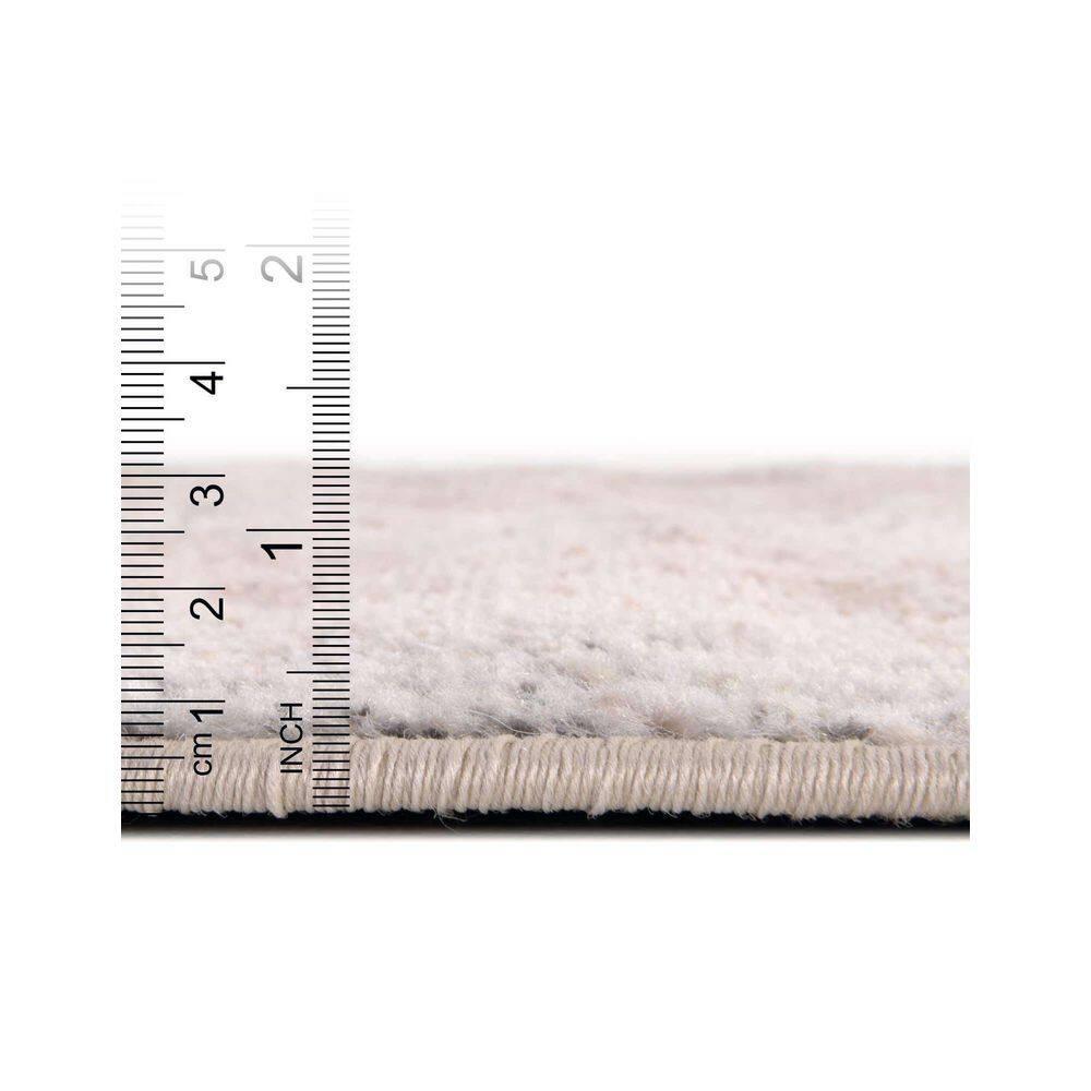 Unique Loom Portland Collection Area Rug - Canby (2'  x 8' Runner Ivory/Beige)