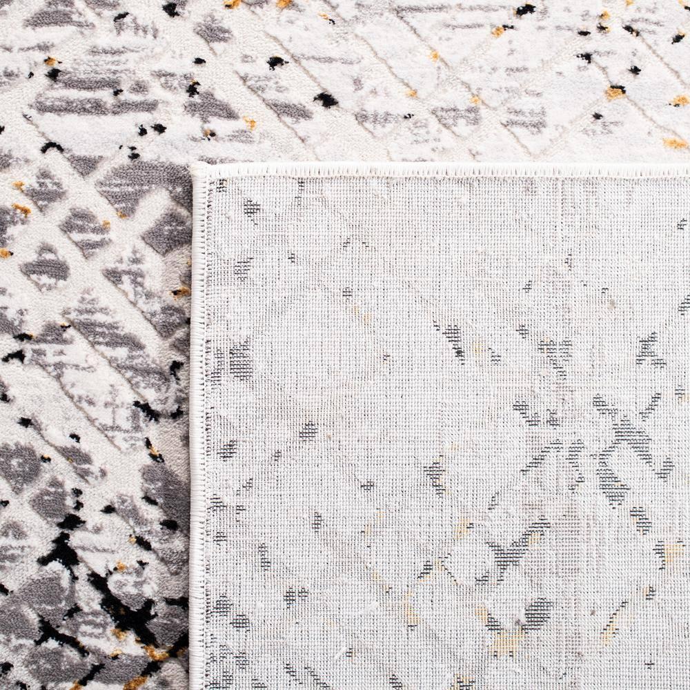 Amalfi AMF552 Power Loomed Area Rug - Cream/Charcoal - 5'3"x7'6" - Safavieh.