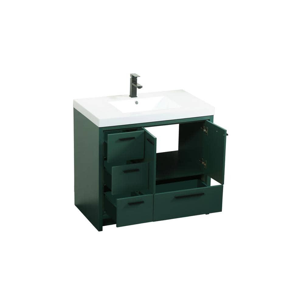 Mercury Row® Southmead 36'' Single Bathroom Vanity with Resin Top