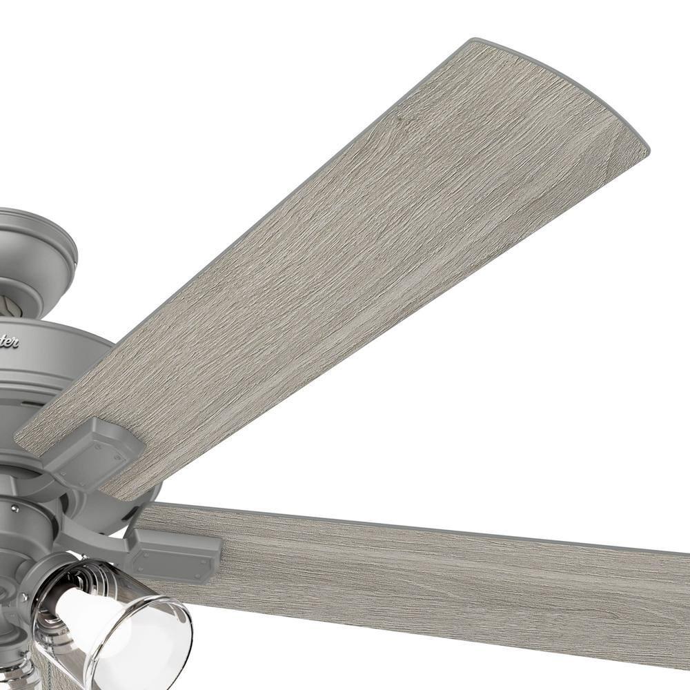 Hunter Fan 60" Crestfield 5 - Blade Ceiling Fan with Pull Chain and Light Kit Included
