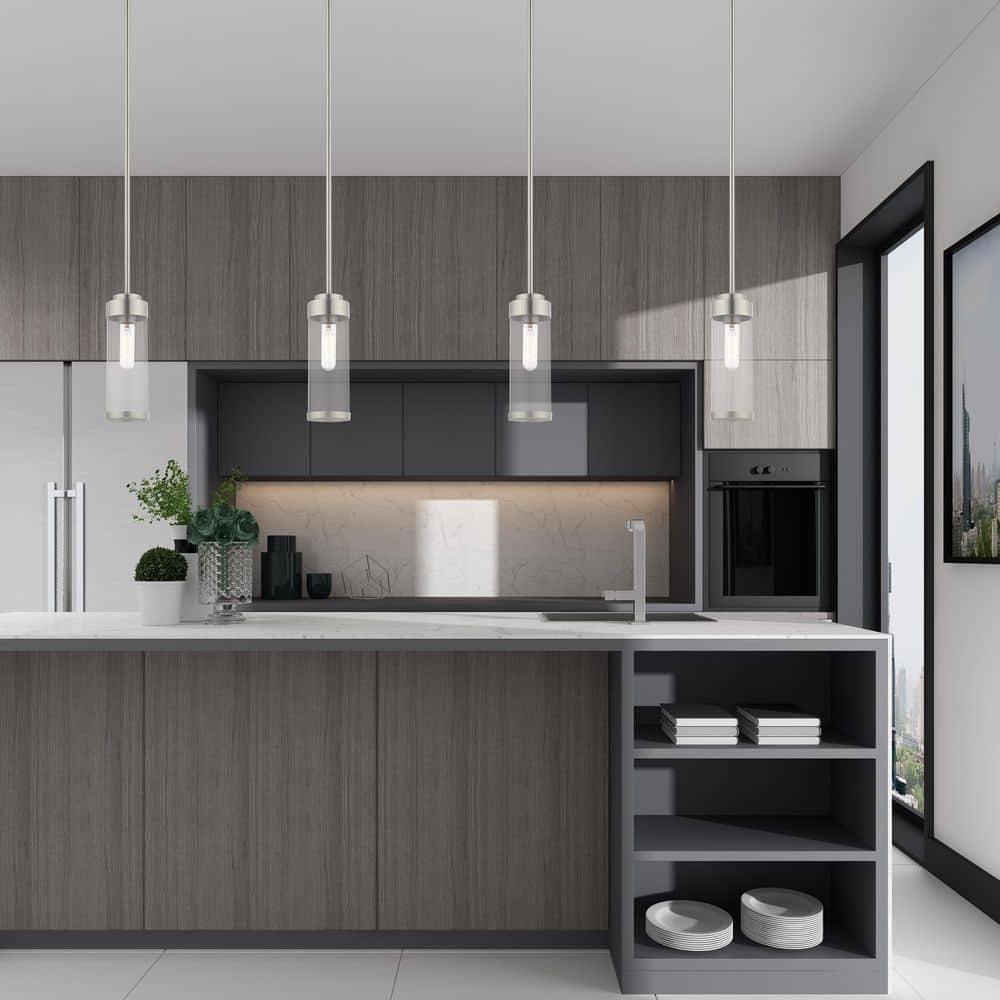 Livex Lighting Hillcrest 1 - Light Pendant in  Brushed Nickel