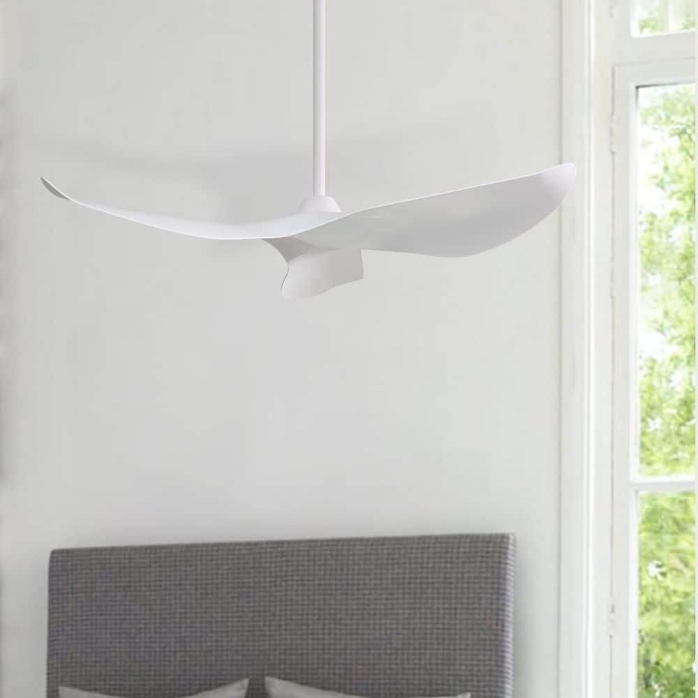 Sofucor 52'' Ceiling Fan Ceiling Fans without Lights for for Patios and Bedroom Black