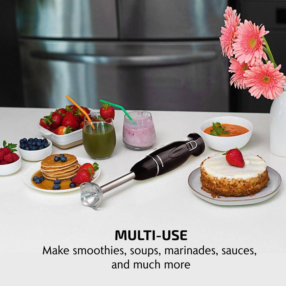 OVENTE Electric Immersion Hand Blender 300 Watt 2 Mixing Speed