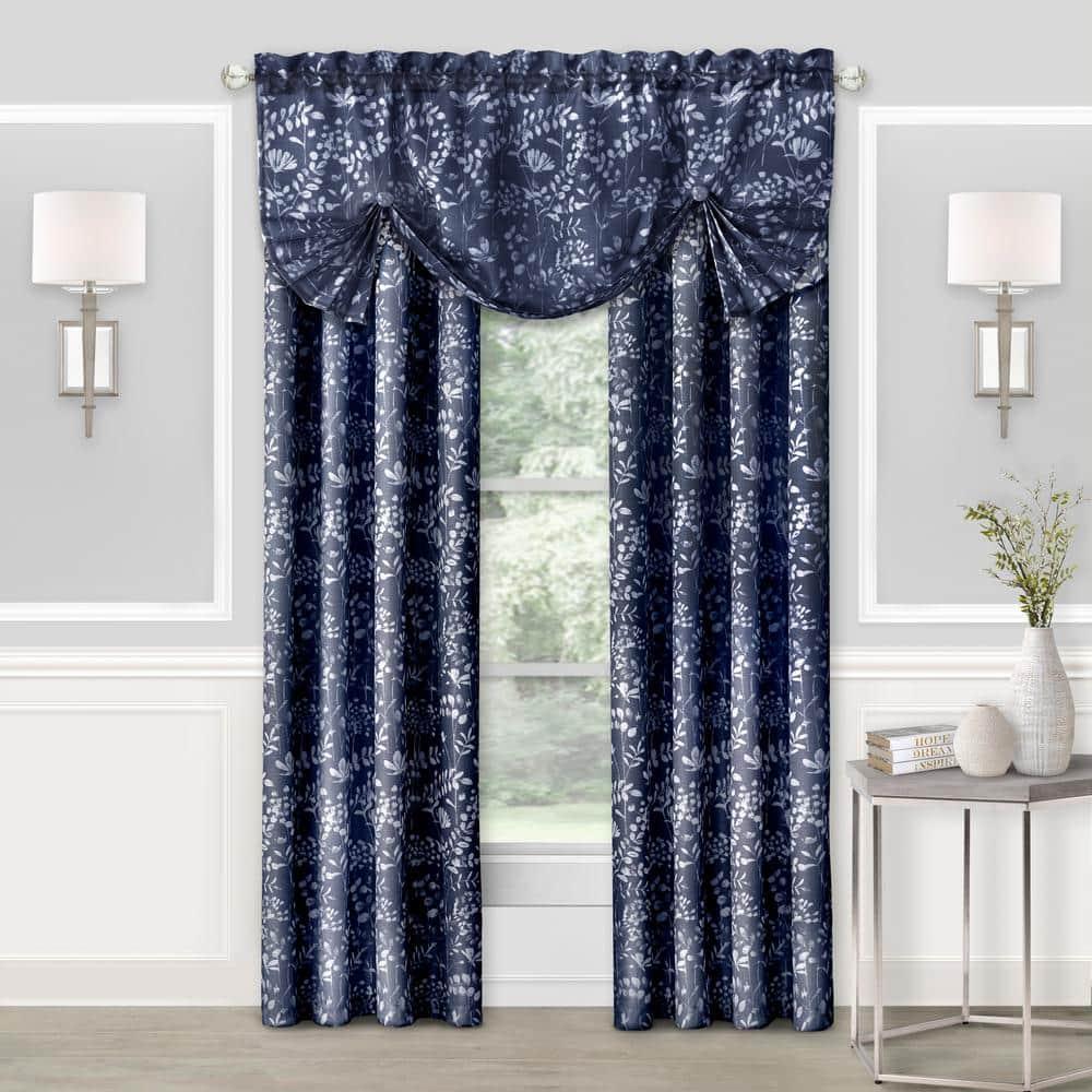 Ergode Charlotte Window Curtain Valance - 52x17 - Navy