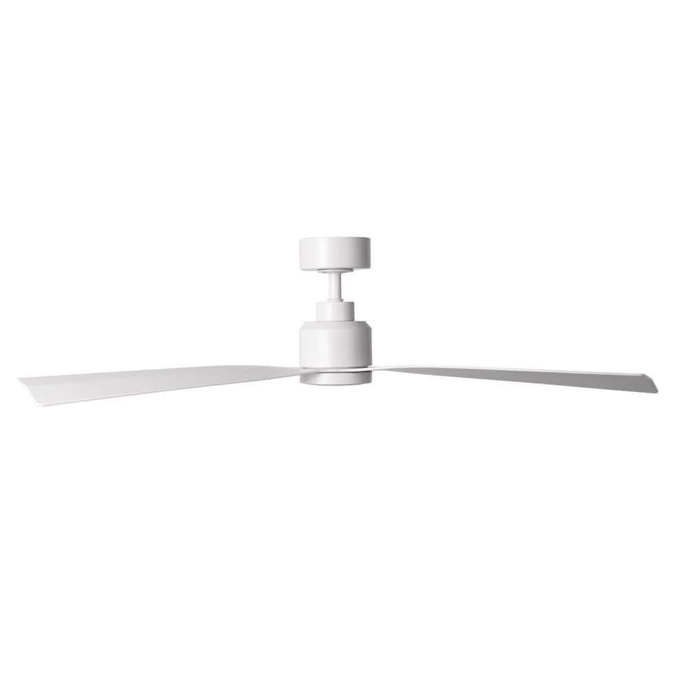 52" Smart Home Compatible 3 Blade Smart Ceiling Fan with Remote