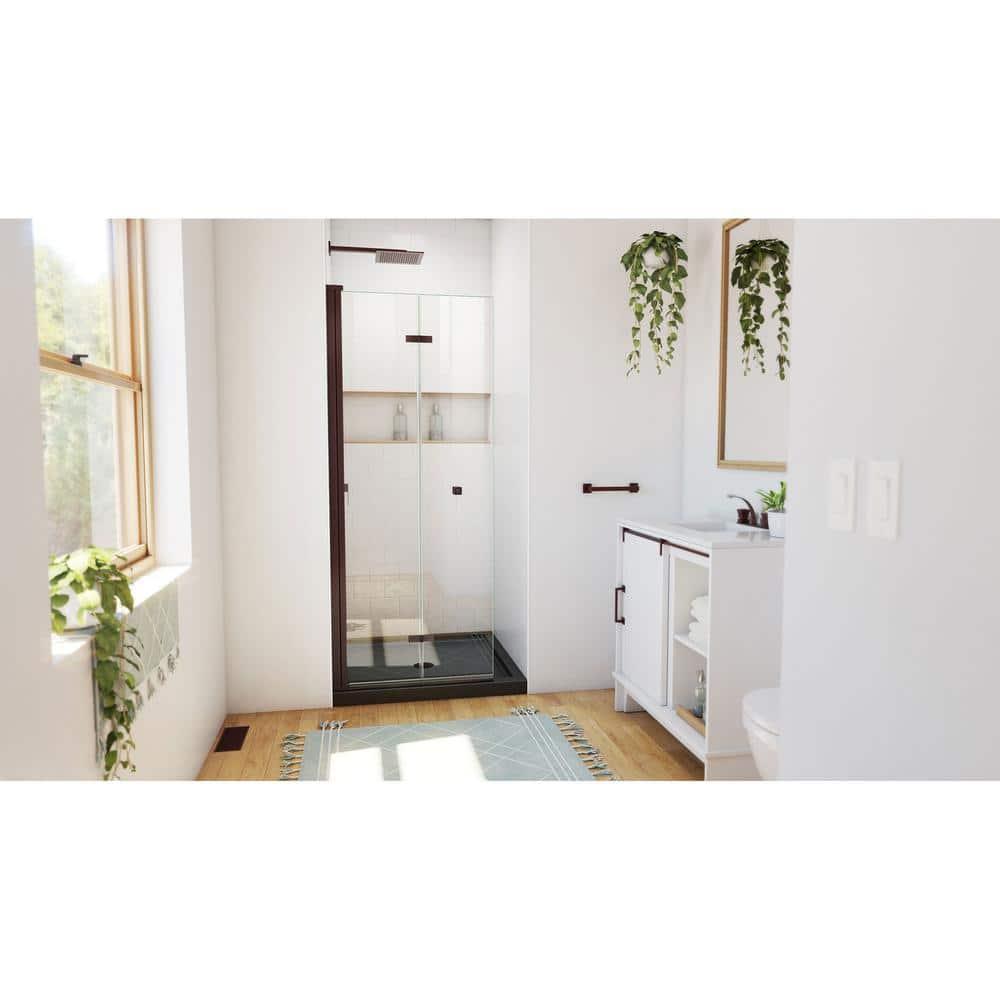 DreamLine Aqua-Q Fold 36 W X 36 D X 74.75 H Frameless Square Shower Enclosure DL-6528QC-88-06